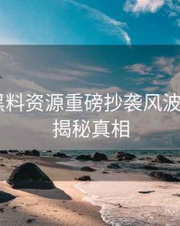 0701. 黑料资源重磅抄袭风波全纪录，揭秘真相