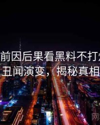 0367. 从前因后果看黑料不打烊娱乐圈丑闻演变，揭秘真相