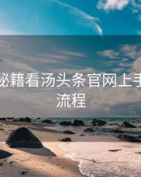 从运营秘籍看汤头条官网上手指南全流程