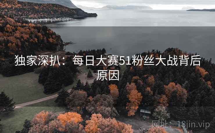 独家深扒：每日大赛51粉丝大战背后原因