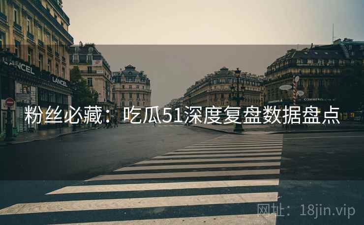 粉丝必藏：吃瓜51深度复盘数据盘点