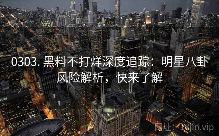 0303. 黑料不打烊深度追踪：明星八卦风险解析，快来了解